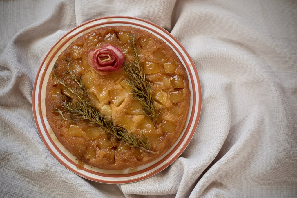 Rosemary Apple Cake